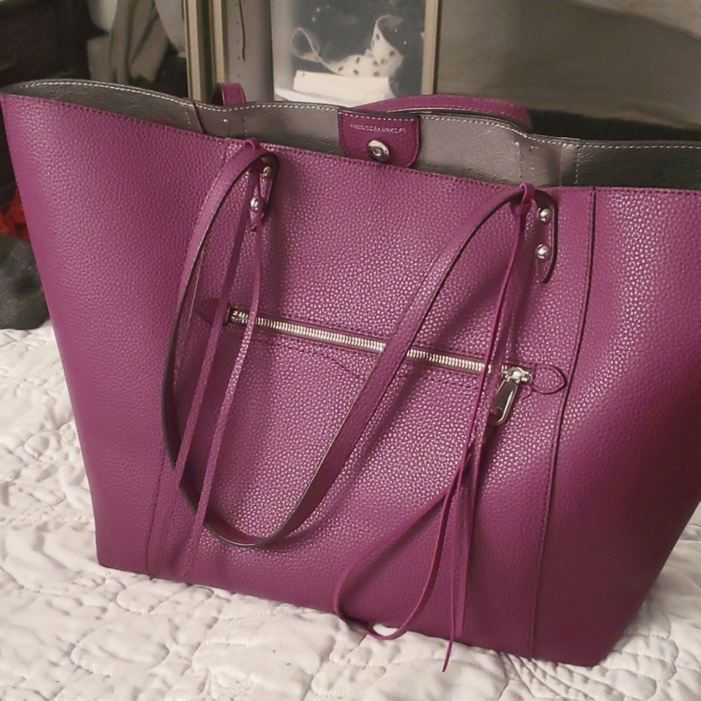 Purple Rebecca Minkoff tote